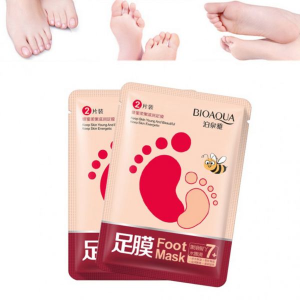 Moisturizing foot mask with honey extract Bioaqua Foot Mask 35g